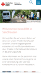 Mobile Screenshot of drk-sandhausen.de